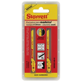 Starrett Jigsaw Wood Blade (Carbon Steel Wood) HCU214S-2