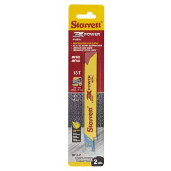 Starrett Metal Cut Reciprocating Saw Blade B618-2